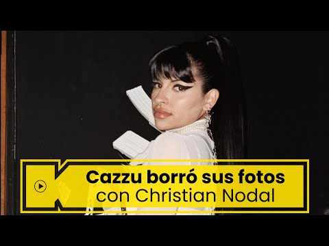 Cazzu reapareció en las redes y borró todas las fotos que tenía con Christian Nodal