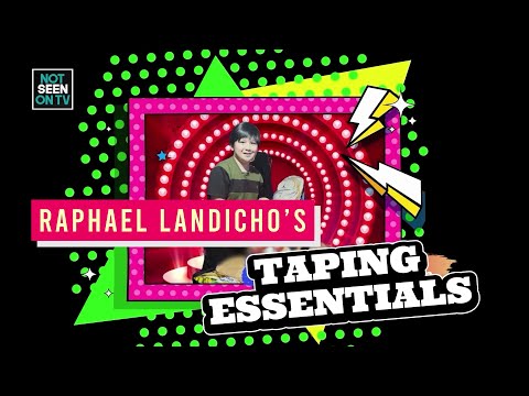 My Guardian Alien: Raphael Landicho reveals his taping essentials | Not Seen On TV