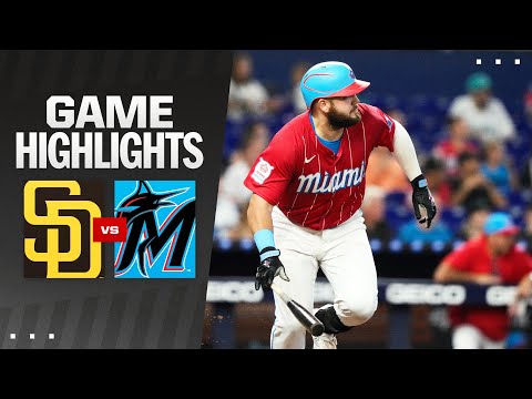 Padres vs. Marlins Game Highlights (8/10/24) | MLB Highlights