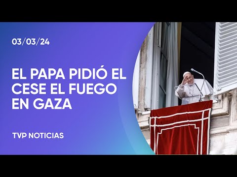 El Papa pidió el cese el fuego inmediato en Gaza: Basta, por favor