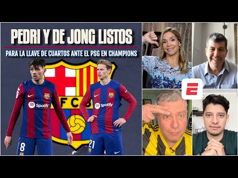 BARCELONA vs. PSG: Buenas noticias para Xavi, recupera a Pedri y de Jong para la ida | Exclusivos