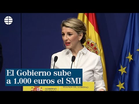 El Gobierno sube a 1.000 euros el SMI