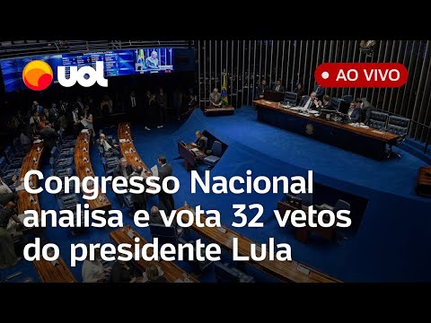 Congresso analisa 32 vetos do presidente Lula, incluindo saidinha de presos, apostas esportivas e+
