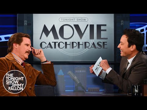 Movie Catchphrase with Ron Burgundy (Will Ferrell) | The Tonight Show Starring Jimmy Fallon