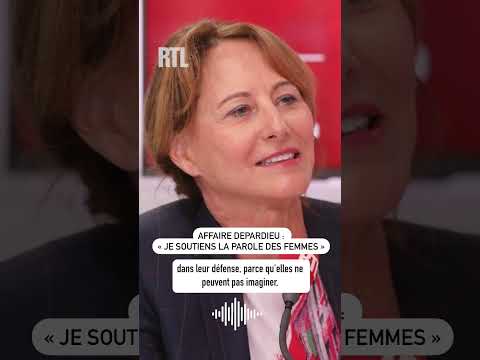 Ségolène Royal : Moi je soutiens la parole des femmes à propos de l'Affaire Depardieu