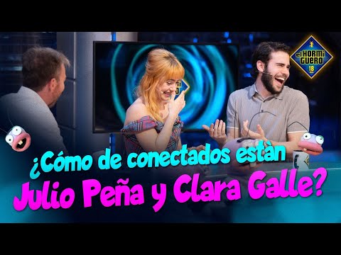 Nivel de telepatía entre Clara Galle y Julio Peña - El Hormiguero