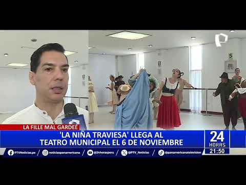 Teatro Municipal: estrenarán nueva versión del clásico de ballet “La Fille Mal Gardée”