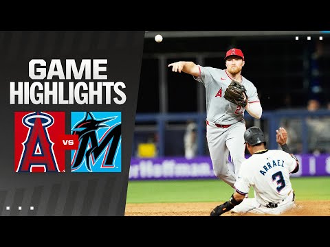 Angels vs. Marlins Game Highlights (4/1/24) | MLB Highlights