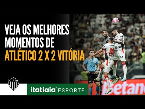 CONFIRA OS MELHORES MOMENTOS DE ATLÉTICO 2 X 2 VITÓRIA NA ARENA MRV