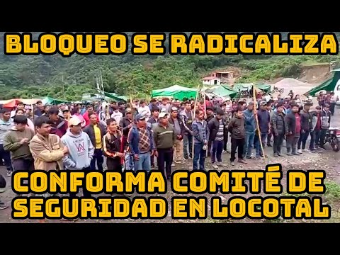POSESIONAN COMITE DE SEGURIDAD PARA VIAGILAR EL PUNTO DE BLOQUEOS EN LOCOTAL BOLIVIA..