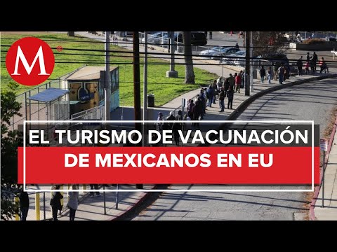 Mexicanos se  'saltan la fila' para vacunarse contra covid en EU