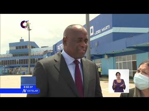 Llega a Cuba el Primer Ministro de la Mancomunidad de Dominica, Roosevelt Skerrit