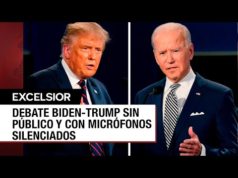 Biden y Trump, cara a cara en el primer debate presidencial