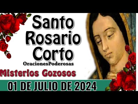 EL SANTO ROSARIO DE HOY LUNES 01 DE JULIO MISTERIOS GOZOSOS  EL SANTO ROSARIO DE HOY