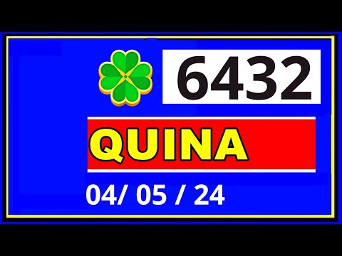 Quina 6432 - Resultado da Quina Concurso 6432