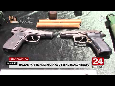 Huancavelica: hallan caleta terrorista perteneciente a Sendero Luminoso