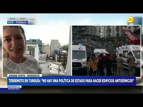Más de mil muertos en Turquía y Siria tras un terremoto de magnitud 7,8 - Ariana Forte