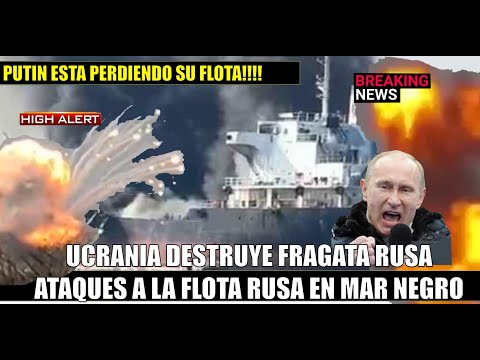 Fragata Makarov con misiles Kalibr DESTRUIDO por Ucrania Fuerte golpe a Rusia en el mar negro