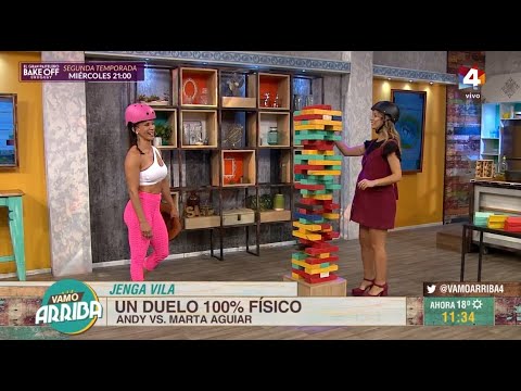 Vamo Arriba - Un duelo 100% físico: Marta Aguiar vs Andy en el Jenga Vila