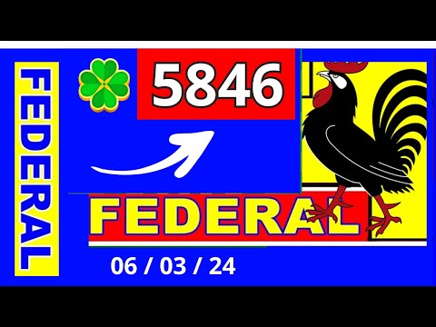Resultado do Jogo do Bicho das 19 horas pela Loteria Federal 5846