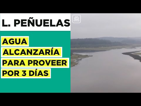 La agonía del lago Peñuelas: Niveles de agua están lejos de ser los normales