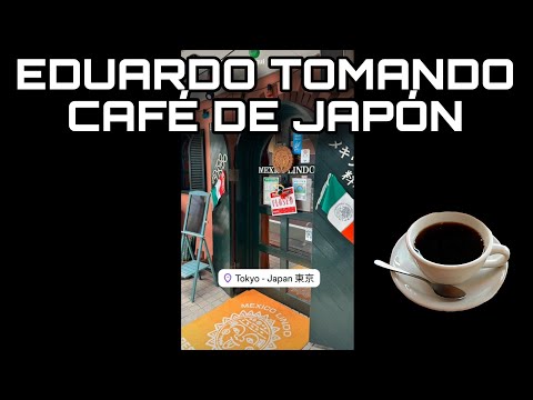 Eduardo Verástegui TOMANDO CAFÉ en JAPÓN  - ¡NO PERDONA!