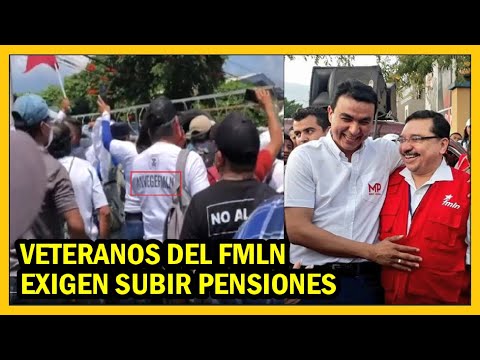 Veteranos del fmln exigen aumento a la Asamblea | Crisis, renuncia de Pereira al fmln