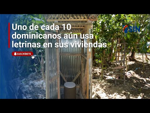 Uno de cada 10 dominicanos aún usa letrinas en sus viviendas, de acuerdo con resultados del Censo.