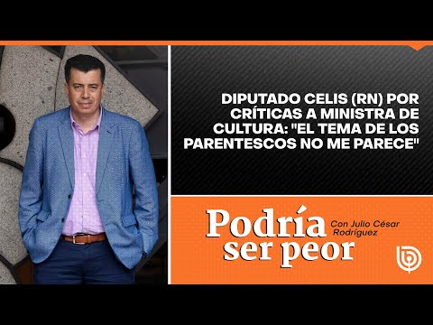 Diputado Celis (RN) por críticas a ministra de cultura: El tema de los parentescos no me parece