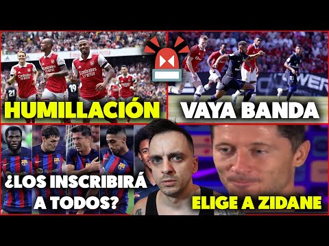 ARSENAL HUMILLA al SEVILLA 6-0 · ATLETI GANA al UNITED · INSCRIPCIONES BARÇA · LEWY ELIGE a ZIDANE