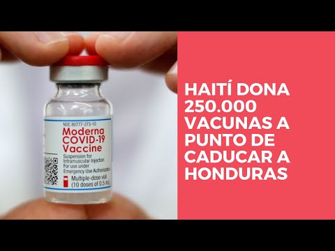 Haití dona 250.000 vacunas a punto de caducar a Honduras