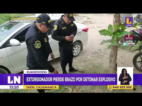 Jaén: extorsionador intenta dejar explosivo en una casa, pero este detona mientras lo manipulaba