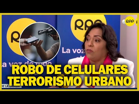 Candidata de Avanza País propone declarar “terrorismo urbano” el robo de celulares