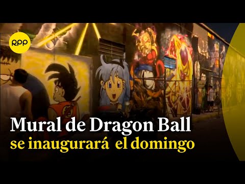 La Victoria: Colectivo artístico pinta mural de Dragon Ball en homenaje a Akira Toriyama