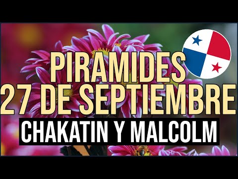 Pirámide Lotería de Panamá Miércoles 27 de Septiembre 2023  Pirámide de Chakatin y Malcolm Ramos