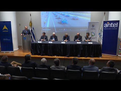 Imágenes del lanzamiento del mundial de autos de turismo en Uruguay