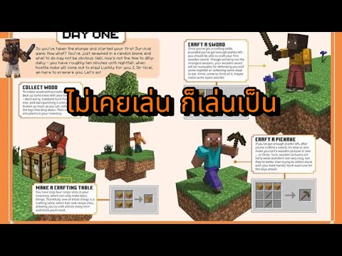 สอนเล่นMinecraftพื้นฐานเอาช