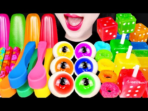 Jane ASMR 제인 ASMREdibleiPhoneJellyKohakutoDiceCandy먹는주사위사탕아이폰젤리먹방Mukbang