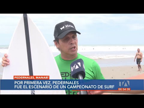 La Liga de Surf organizará un campeonato de este deporte en Pedernales