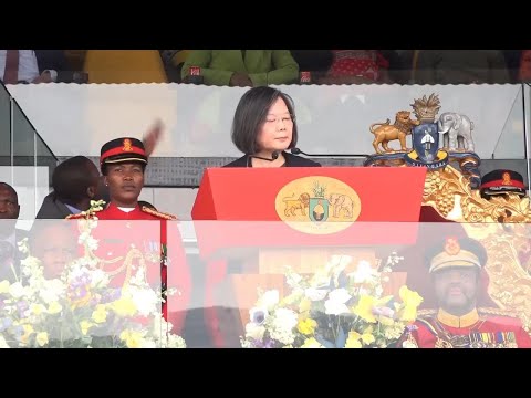Taiwan President Tsai attends independence day celebrations in Eswatini