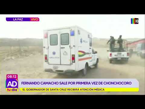 Luis Fernando Camacho sale de la cárcel para recibir atención médica