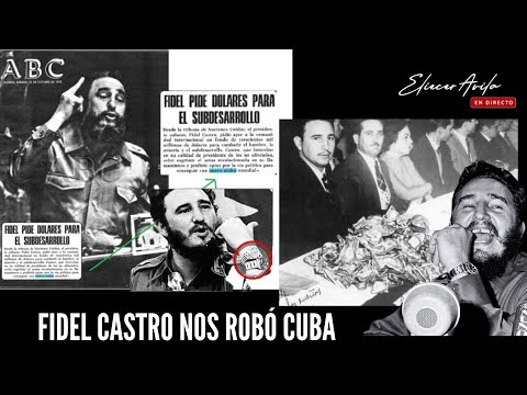 Fidel Castro nos robó Cuba. 