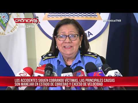 13 muertos en accidentes de Nicaragua por el licor y la velocidad