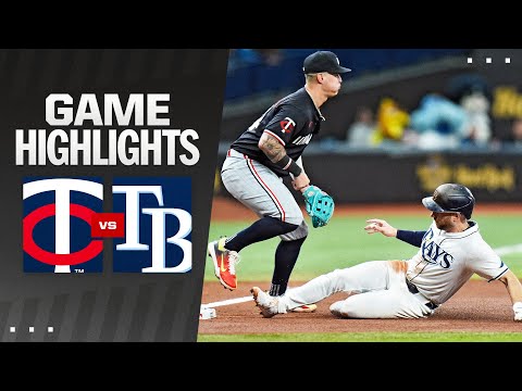 Twins vs. Rays Game Highlights (9/4/24) | MLB Highlights