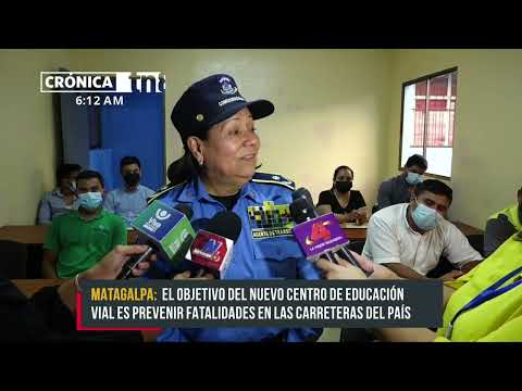 Inauguran sala de educación vial en Matagalpa - Nicaragua