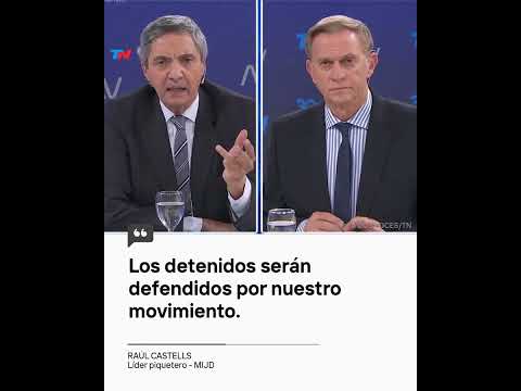 Raúl Castells avaló los robos a comercios y reveló que su agrupación defenderá a los detenidos