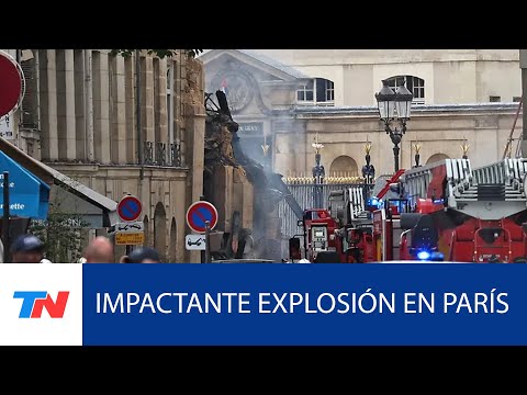 EXPLOSIÓN EN PARÍS: Un edificio explotó por un escape de gas y se derrumbó en plena ciudad