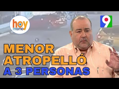 Menor de edad que atropelló a tres personas es hijo de una jueza | Hoy Mismo