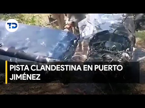 Inhabilitan primera pista clandestina en Puerto Jiménez, Puntarenas