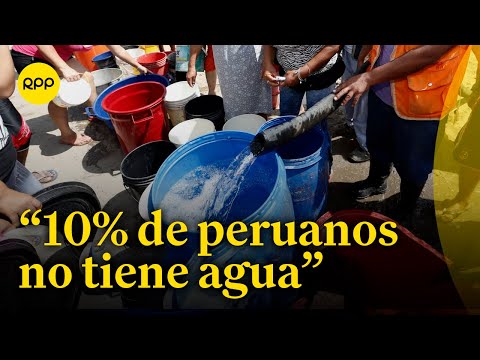 3.4 millones de peruanos no tienen acceso al agua potable